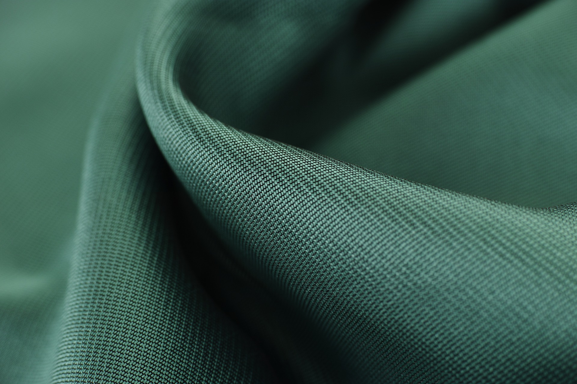 Textile Dark fabric with hint of green